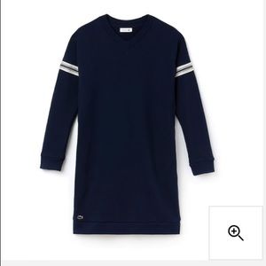 Lacoste Women’s Sweatshirt Dress NWT